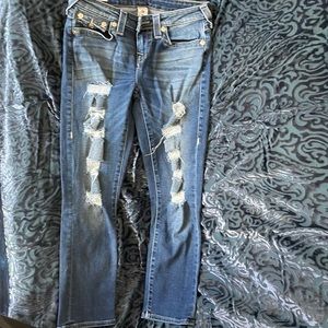 True religion capri jeans size 26